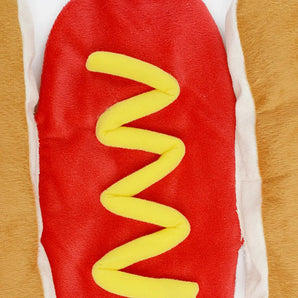 Pet Dress Up Costume Hot Dog Shaped Dachshund Sausage S M L Adjustable Clothes Funny Warmer For Puppy Dog Cat Dress Up Supplies