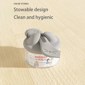 Pet Spoon Multifunctional Can Opener Wet Food Mixing Spoon Silicone Cat Can Sealing Cover Food Storage Dog Accessory