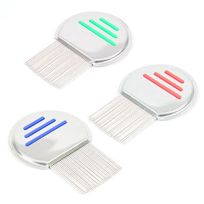 Stainless Steel Terminator Lice Comb Children Hair Removal Headdress Super Density Teeth Remove Nits Comb Dog Brushes Accessory