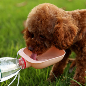 Pet Water Dispenser Portable Cat Dog Water Bottle Sealed Travel Puppy Cats Fold Drinking Bowl Outdoor Pet Supplies