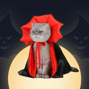 Funny  Halloween Pet Costumes Cosplay Vampire Cloak for Small Dog Cat Kitten Puppy Dress Kawaii Pet Clothes Cat Accessoties Gift