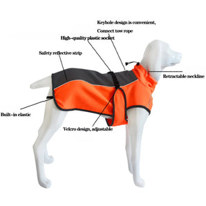 High Collar Pet Clothes for Medium Large Dogs Reflective Winter Warm Jacket Coats Waterproof Dog Outfit Clothing Pet Supplies