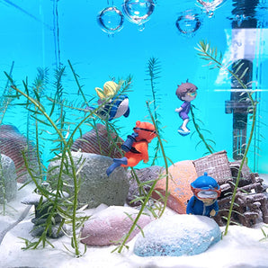 Creative Aquarium Fish Tank Decoration Diver Aquarium Accessories Landscaping Ornament Fish Tank Accessories Diy