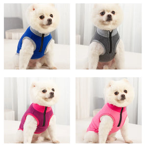 Warm Pet Clothes for Small Dogs Cats Fleece Vest Chihuahua Outfits Puppy Clothing French Bulldog Poodle Costume Dog Accessories