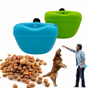 1pc Pet Portable Dog Training Waist Bag Treat Snack Bait Dogs Obedience Agility Outdoor Feed Storage Pouch Food Reward Waist Bag