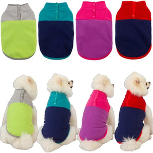 Winter Autumn Warm Fleece Vest Soft Thicken Lightweight Sweater Fleece Vest Cute Cat Pet Clothes For Small Medium Dogs