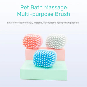 Pets Washing Glove Dog Cat Bath Brush Massage Comb Glove Non-slip Puppy Hair Fur Brush Pet Grooming Cleaning Brush Pet Supplies