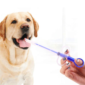 Pet Medicine Syringe Tablet Pill Gun Piller Push Dispenser Medicine Water Milk Syringe Dog Cat Tube Feeder Tools Dog Accessories