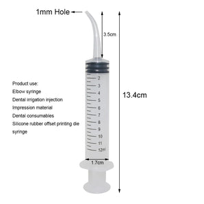 1 Pcs SALE Elbow Syringe Bird Feeding Breast Feeding Medicine Feeder 12ml Plastic Syringe Needleless Syringe Pigeon Feeding