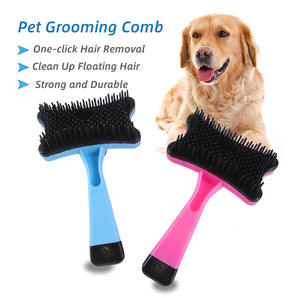 Dog Cat Hair Removal Comb Brush Plastic Pet Grooming Products for Cats Gotas Katten Brushes mascota Accessories cleaning Combs