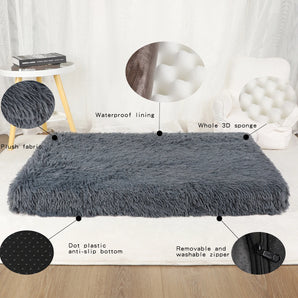 Dog Mat Pet Bed Warm Accessories Beds for Dogs Medium Large Plush Washable Kennel Small Cats Basket Sofa Puppy & Furniture Big