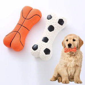 Dog Toys for Small Dogs Iatex Pet Toys Vocalizations Bones Basketball Relaxation Pet Products Dog Accessories