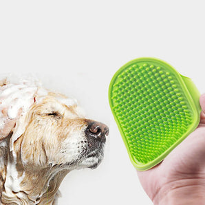 Dog Bath Brush Soft Rubber Cat Washing Glove Convenient Hair Fur Removal Comb Pet Massage Cleaning Grooming Supplies