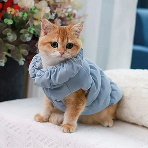 Padded Puppy Cat Clothes With D Rings Winter Warm Dog Jacket for Small Dogs Chihuahua Vest French Bulldog Coat Yorkie Outfits