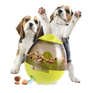 Interactive Dog Cat Toy Increases IQ Treat Ball Food Dispenser Feed Bowl Tumbler for Dogs Puppy Training Balls Pet Accessories