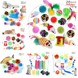 Cat Toys Mouse Shape Balls Foldable Cat Kitten Play Tunnel Chat Funny Cat Tent Mouse Supplies Simulation Fish Cat Accessories