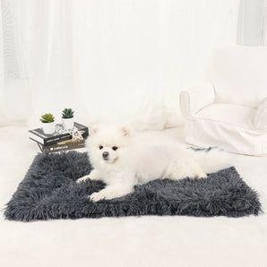 Dog Blanket Pet Bed Warm Beds for Dogs Medium Supplies Accessories Kennel Small Cats Large Basket Washable Puppy Plush Mat