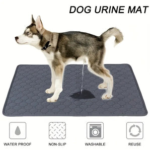 Washable Reusable Pet Pee Pad - Four-Layer Waterproof Dog Training Pad With Absorbent Core - Ideal For Housebreaking, Incontinence, And Travel - Cat Diaper And Dog Mattress Alternative