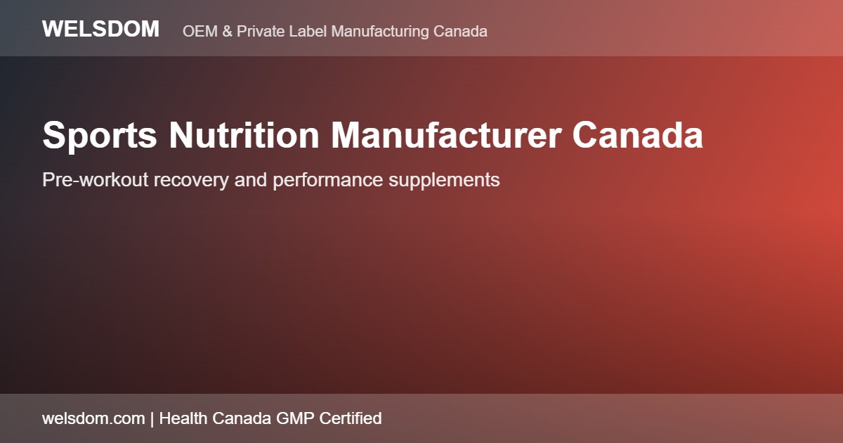 Private Label & OEM Supplement Manufacturing in Calgary 1 supplement manufacturing Calgary — GMP-certified manufacturing Canada